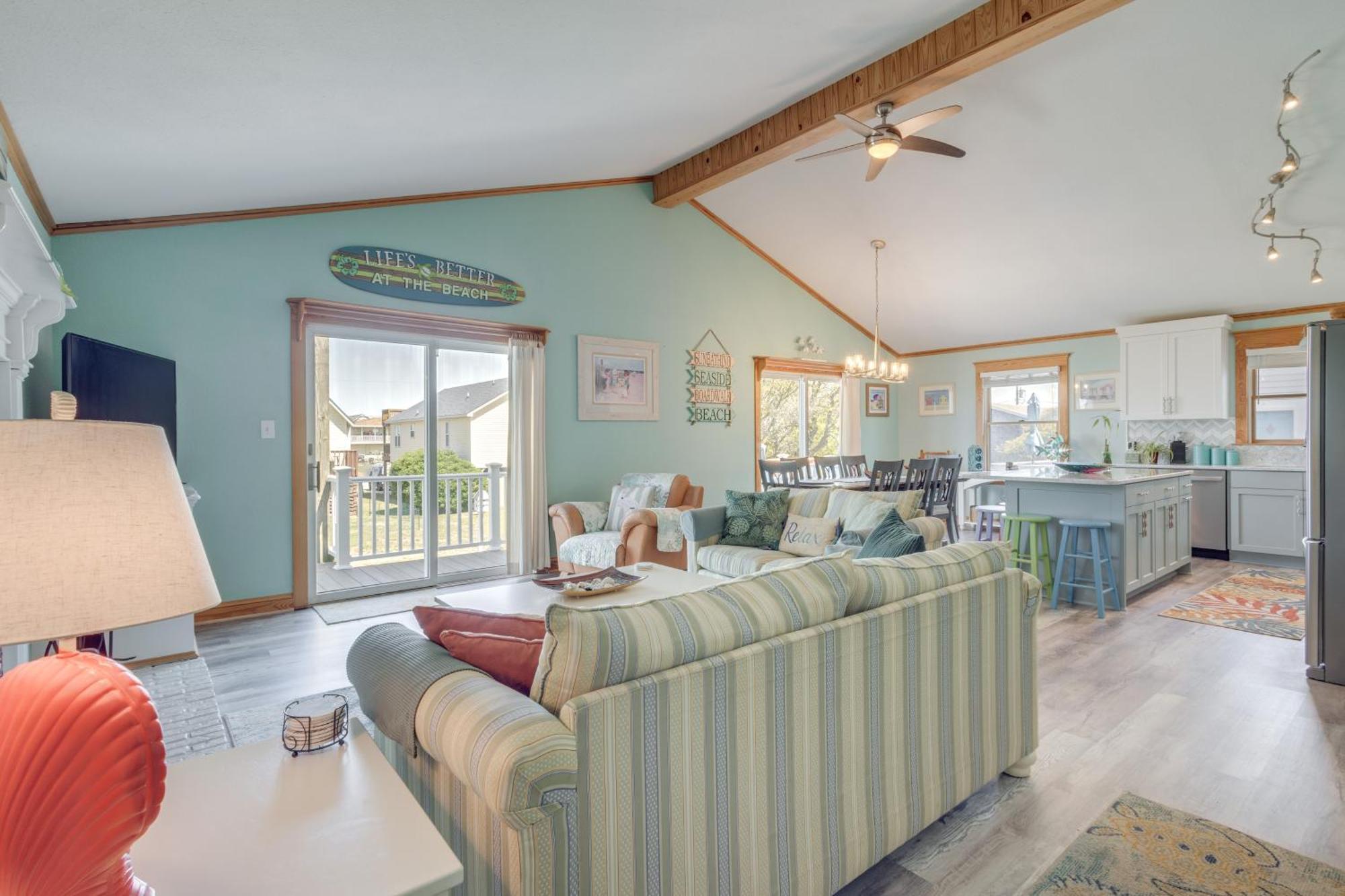 Coastal Home With Deck And Outdoor Shower Kill Devil Hills Exterior foto
