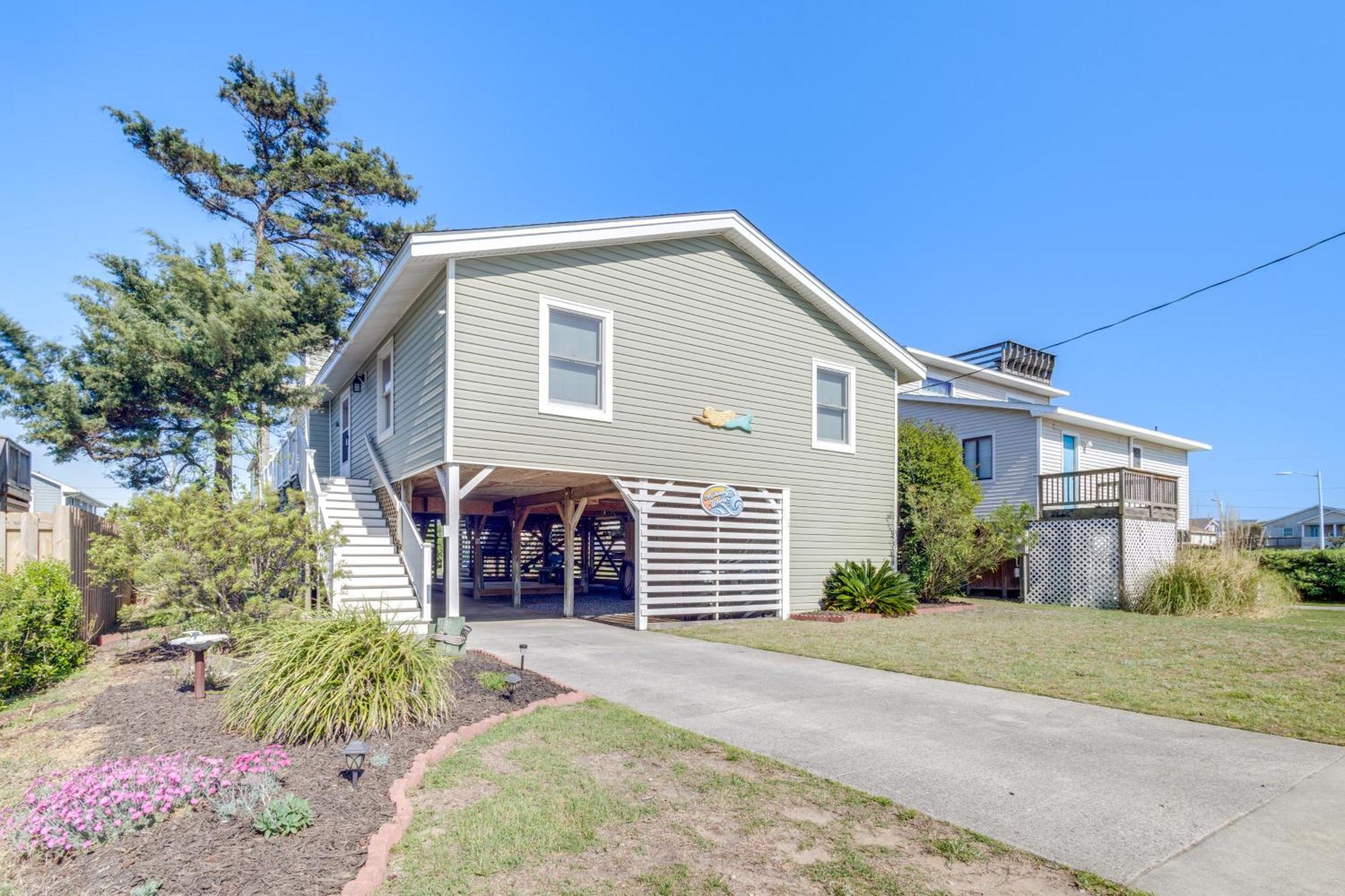 Coastal Home With Deck And Outdoor Shower Kill Devil Hills Exterior foto